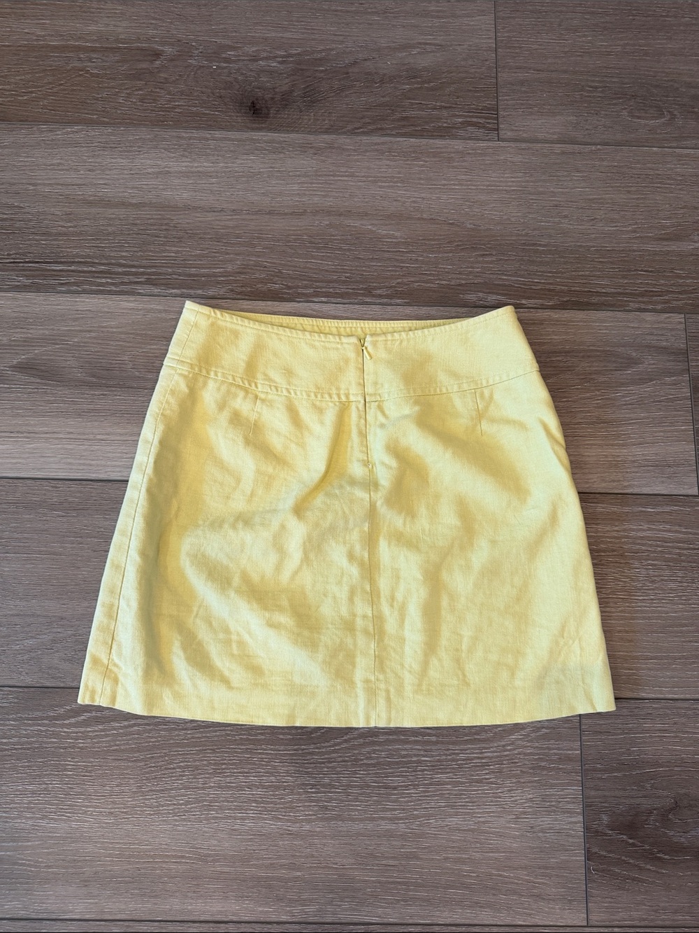 Ideology Yellow Mini A-Line Skirt - Picture 3 of 5